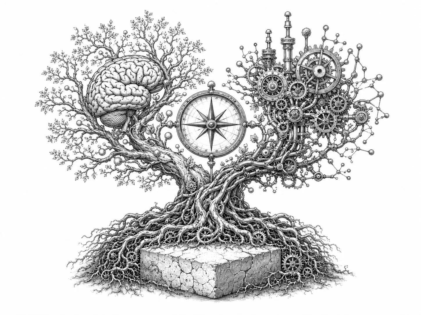 One foundation, two reasoning crowns